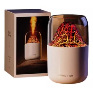🌋 Mini Humidificador Volcán Y10 Portátil – Relájate, Respira y Siente la Magia del Fuego Calmante 🔥