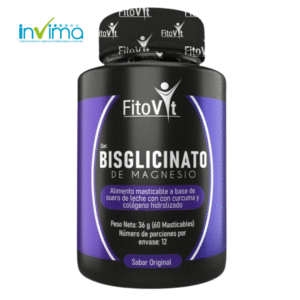 🌙 BISGLICINATO DE MAGNESIO X60 UND FITOVIT – Descanso Profundo, Energía y Bienestar Integral
