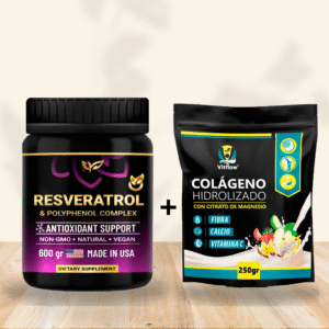 ✨ RESVERATROL + COLÁGENO – Juventud y Belleza desde Adentro