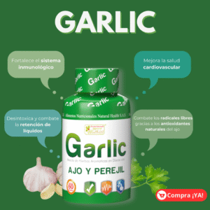 🧄 Garlic Ajo y Perejil – Natural Health