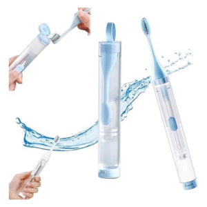 🪥 Cepillo de Dientes 3 en 1 SmartTravel™ – Plegable, con Pasta Integrada y Estilo Compacto para Viaje 🌍